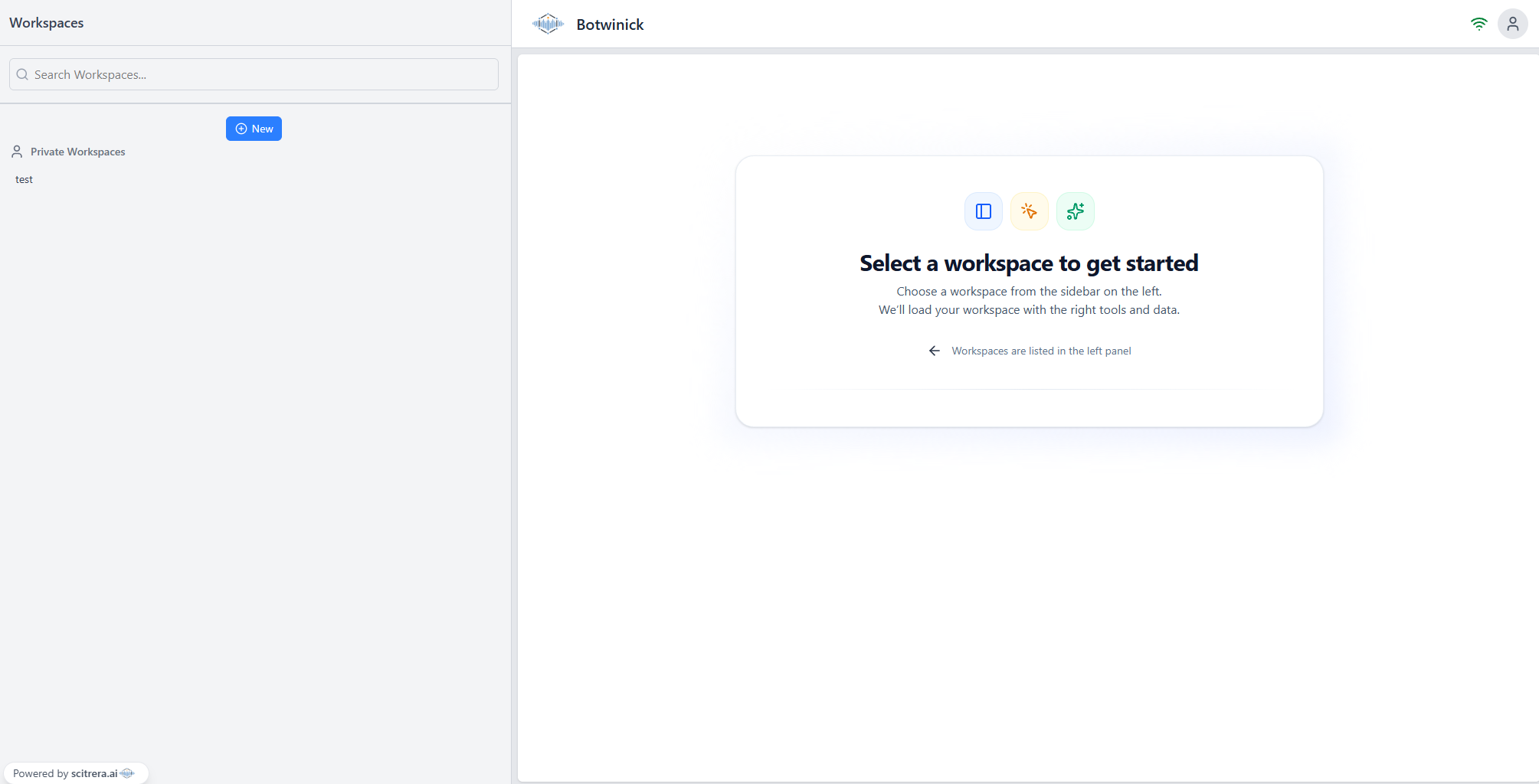 Scitrera Platform workspace